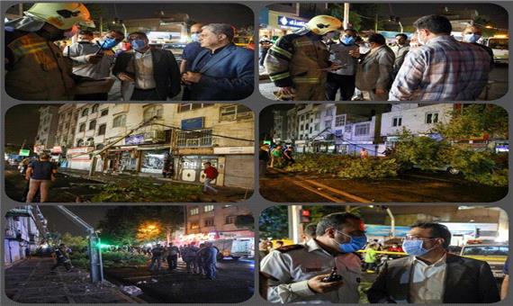 حضور شبانگاهی شهردار منطقه17 در میدان مقدم