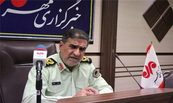 کشف 47 قبضه کلت کمری توسط نیروی انتظامی در پاوه
