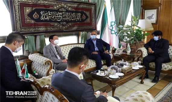 تصاویر| دیدار سفیر چین با شهردار تهران