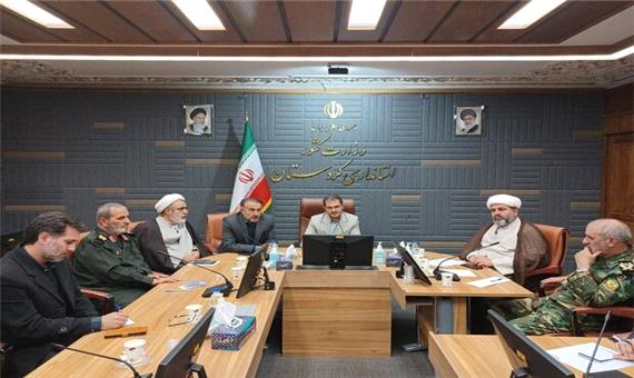 تشییع پیکر 6 شهید گمنام در کردستان