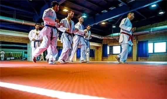 آغاز اردوی تیم ملی کاراته امید در کرمانشاه