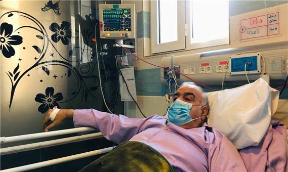 استاندار کرمانشاه به دلیل افت فشار خون در بیمارستان بستری شد
