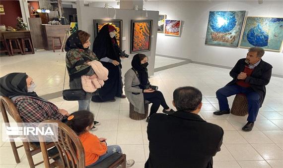 نمایشگاه گروهی «نقاشی‌خط» در کرمانشاه برپا شد