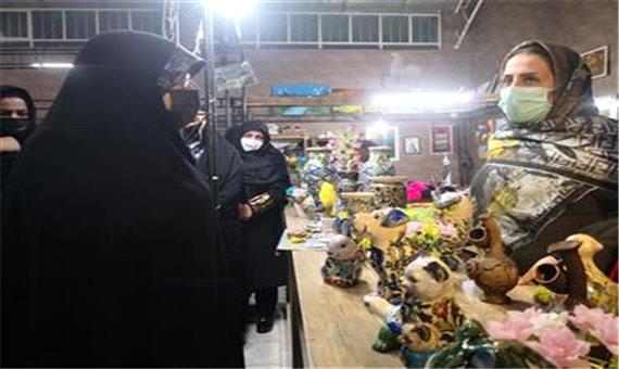 گزارش  تصویری: بازدید معاون زنان رئیس جمهور از نمایشگاه جامعه هدف بهزیستی در یزد