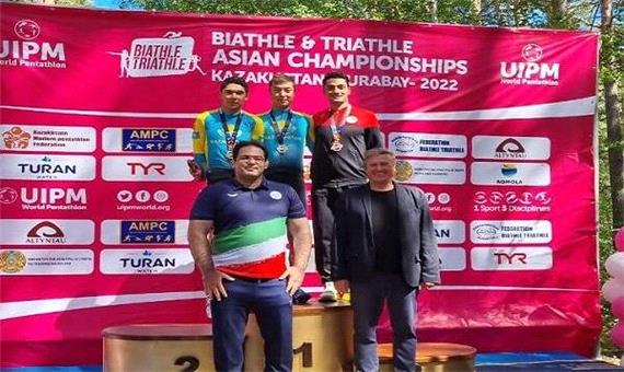 ورزشکار کرمانشاهی مدال برنز ترای‌اَتل قهرمانی آسیا را کسب کرد