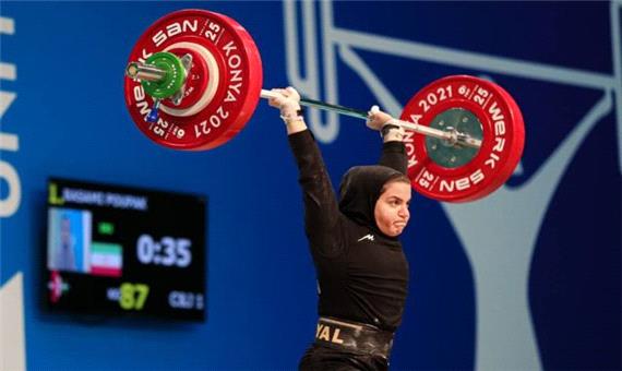 بازی‌های کشورهای اسلامی / بسامی وزنه‌برداری زنان را صاحب مدال برنز کرد