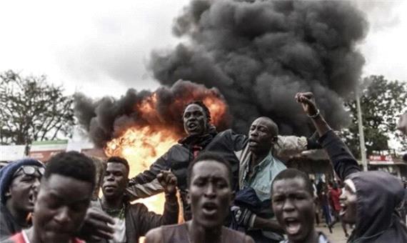 کنیا صحنه درگیری شدید/ هواداران «اودینگا» جاده ها را بستند