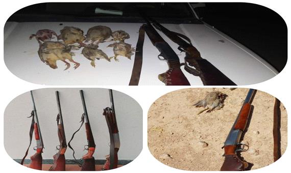 دستگیری 6 شکارچی متخلف در شهرستان باشت