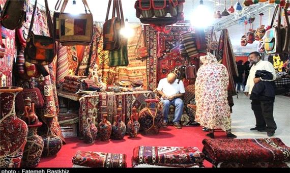 سیزدهمین نمایشگاه صنایع‌دستی و هنرهای سنتی در کرمانشاه برپا شد