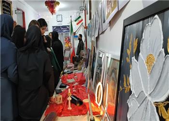 برپایی نمایشگاه دستاوردهای هنری دانشآموزان در دهگلان
