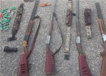 شیرمحمدپور: اکیپ 4 نفره مسلح شکارچی در ثلاث دستگیر شد