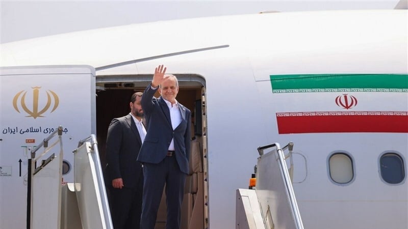 پزشکیان، بلاروس را به مقصد ایران ترک کرد