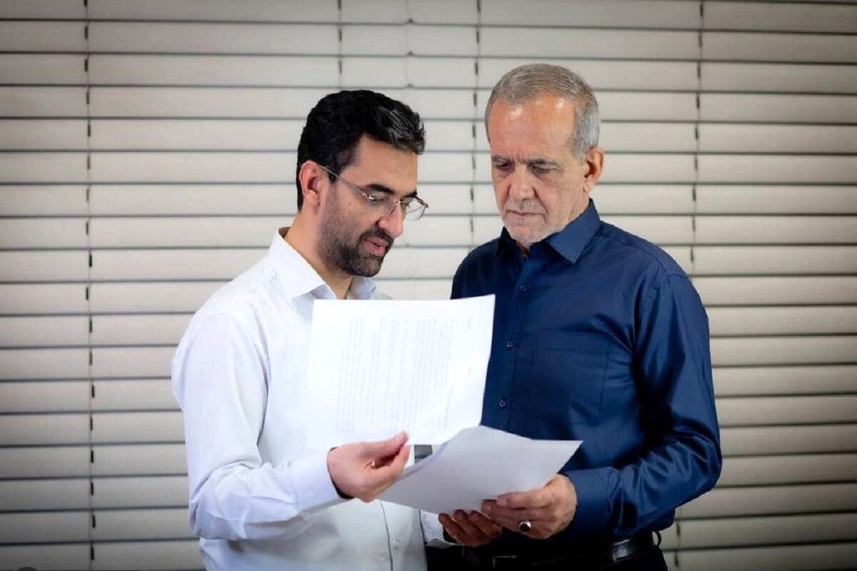 روایت آذری جهرمی از نقش لاریجانی در حمایت وی از پزشکیان در انتخابات