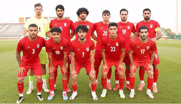 نمایش هجومی تیم امید مقابل میهمانان ویژه