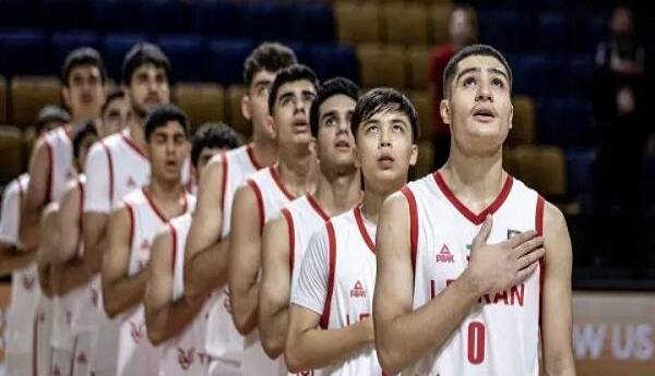 تیم بسکتبال نوجوانان ایران از صعود به نیمه نهایی کاپ آسیا بازماند
