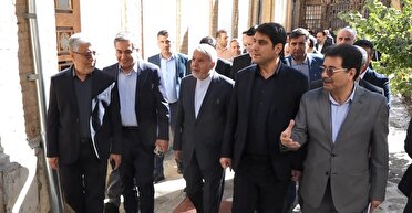بازدید وزیر میراث‌فرهنگی از بنا‌های تاریخی و طرح‌های گردشگری کردستان