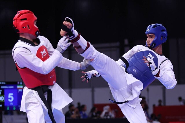 سجده شکر، تاجگذاری و سلام نظامی «ابوالفضل زندی» پس از کسب مدال طلا