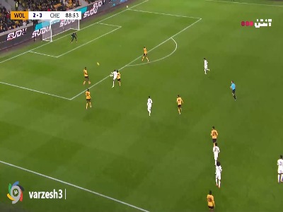 شوت فوق‌العاده؛ گل چهارم چلسی توسط گیتنز در دقیقه ۸۹