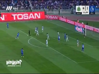 شوت منیرالحدادی را دروازه‌بان آلومینیوم دفع کرد