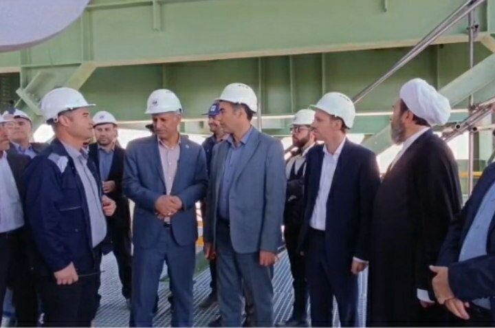 کاظمی: پیشرفت پروژه آهن اسفنجی بیجار وارد مرحله جهشی شد