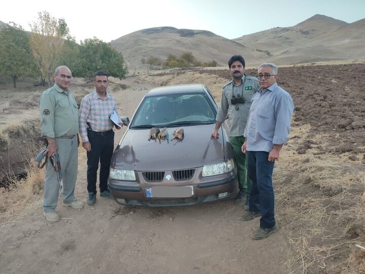 دستگیری شکارچیان غیرمجاز در عملیات مشترک ۳ شهرستان کرمانشاه