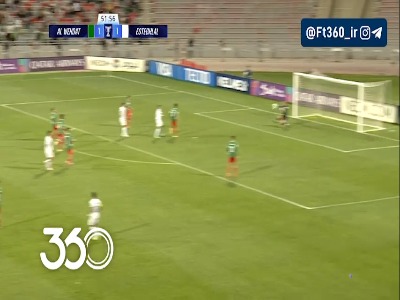 تیر دروازه مانع گل دوم استقلال