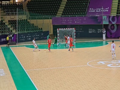 گل دوم فوتسال ایران به افغانستان از زاویه دید تماشاگران