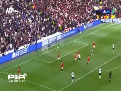 گل اول تاتنهام به منچستریونایتد توسط ماتیس تل