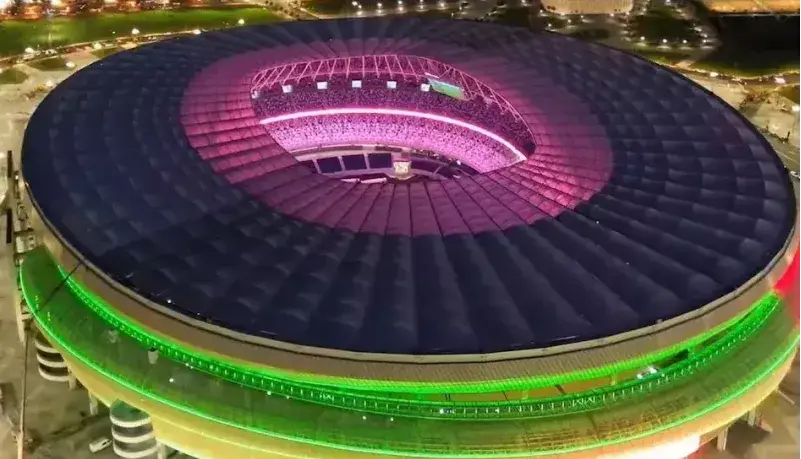 اسپانیا لرزید؛ افتتاح استادیوم فوق مدرن مراکش