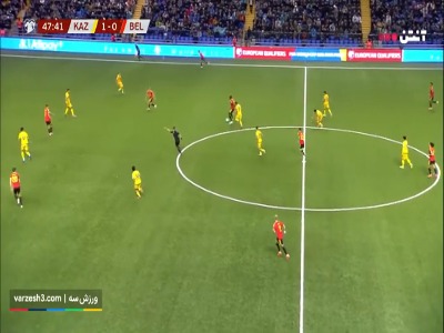 گل اول بلژیک به قزاقستان توسط ونکن