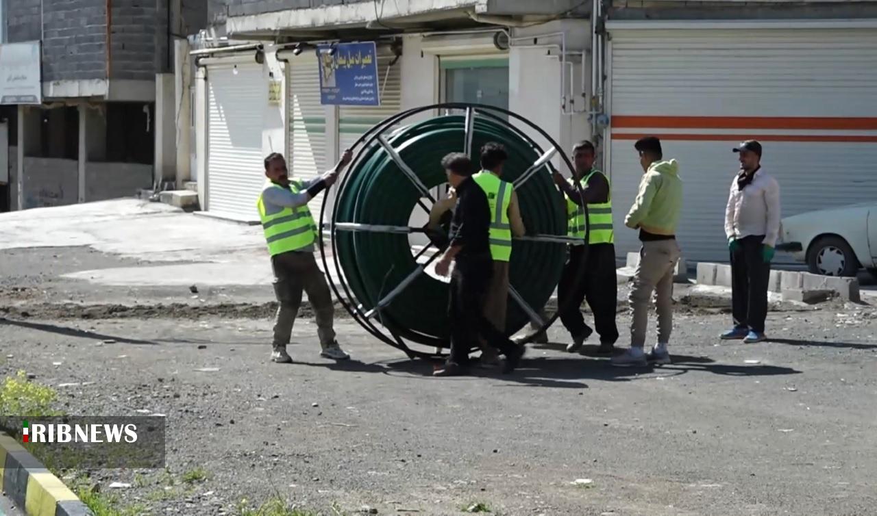 اجرای طرح فیبر نوری در کردستان