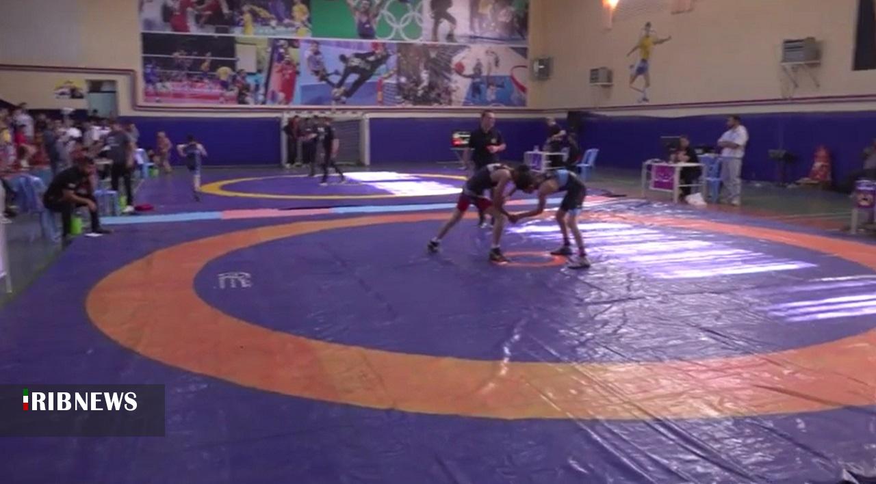 مسابقات چهارجانبه کشتی در دیواندره