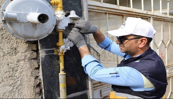 قطع پنج‌ساعته گاز در چندین نقطه از کرمانشاه