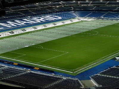 ویدئویی از تغییر کاربری ورزشگاه برنابئو برای میزبانی از مسابقات لیگ فوتبال آمریکایی