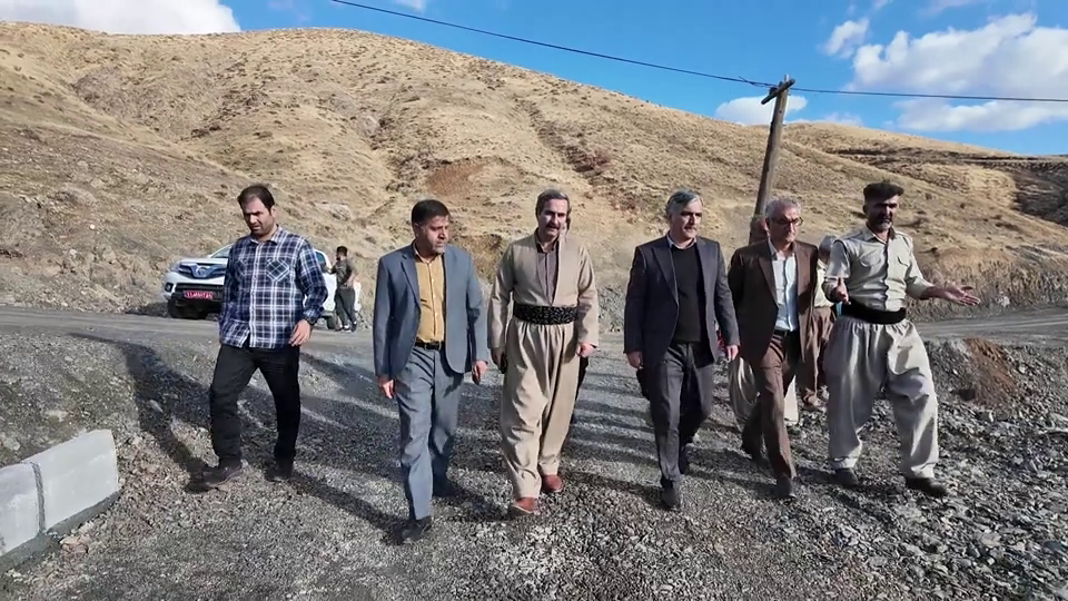 بازدید فرماندار سنندج از پروژه‌های روستایی