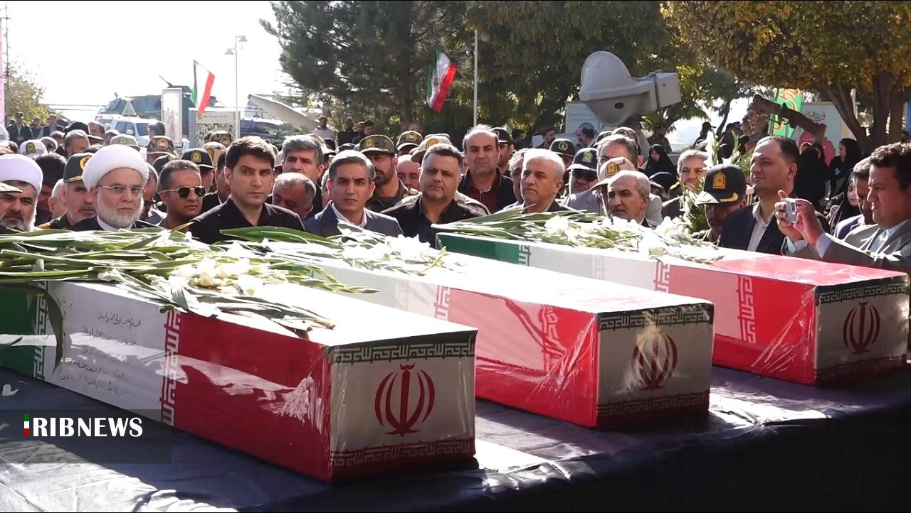 میزبانی شهر سنندج از پیکر مطهر شهدای گمنام