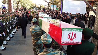 تشییع باشکوه شهدای گمنام در سنندج