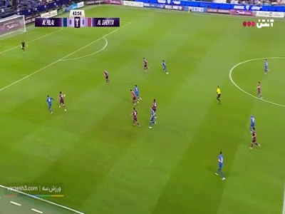 گل اول الهلال به الشرطه توسط لئوناردو