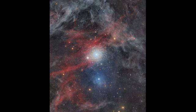 عکس روز ناسا از میدان عمیق یک خوشه کروی