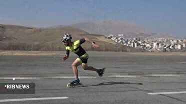 شکستن رکورد گینس توسط اسکیت‌سوار سنندجی