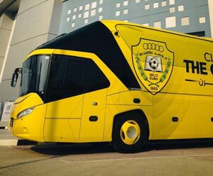 کنایه جالب مهدی شریفی به دیر رسیدن اتوبوس تیم الوصل به ورزشگاه