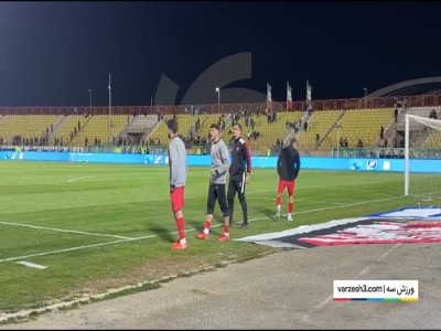 تمرین انفرادی‌ برخی بازیکنان پرسپولیس پس از برد