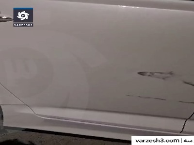 حمله به خودروی داور شمس آذر - پرسپولیس!