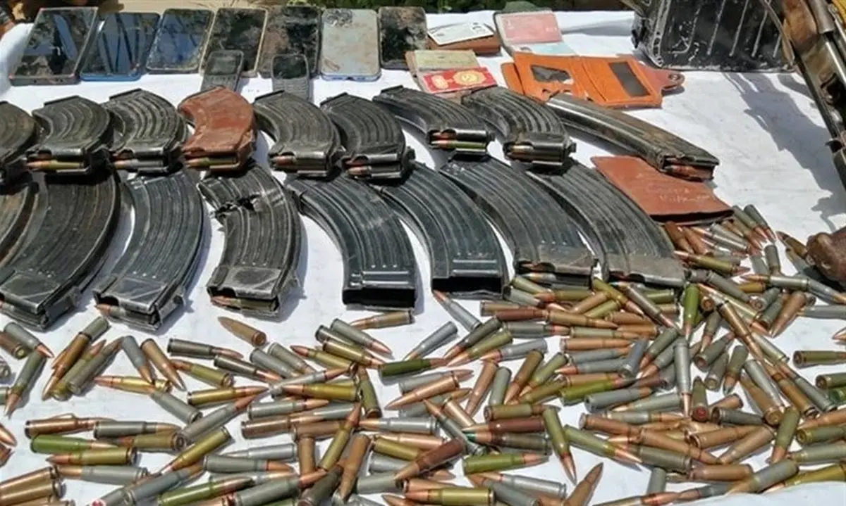 کشف محموله سلاح و مهمات جنگی در ارتفاعات کردستان
