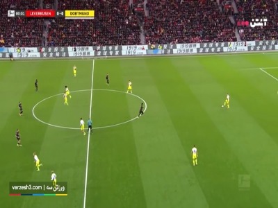 خلاصه بازی بایرلورکوزن ۱ - دورتموند ۲