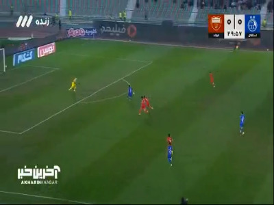گل اول استقلال به فولاد خوزستان توسط سحرخیزان ۳۰