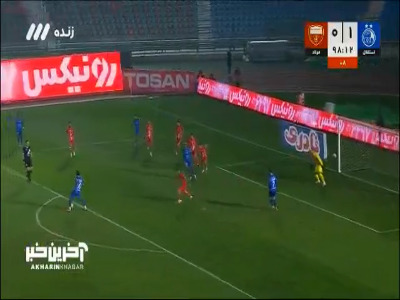 دو موقعیت گلزنی در دقایق پایانی برای استقلال که تبدیل به گل نشد