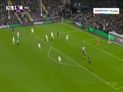 گل پنجم منچسترسیتی به فولام توسط دوکو