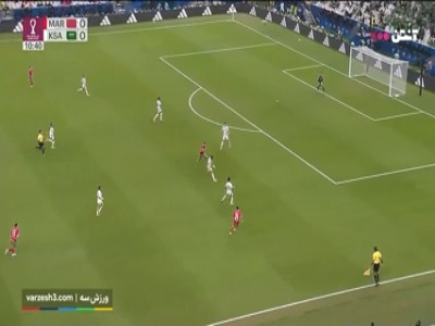 گل اول مراکش به عربستان