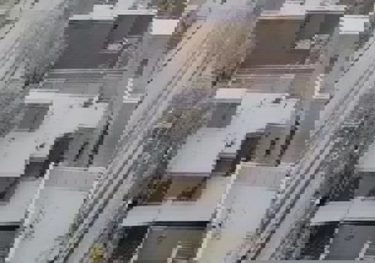 بارش برف شهر قروه را سفیدپوش کرد